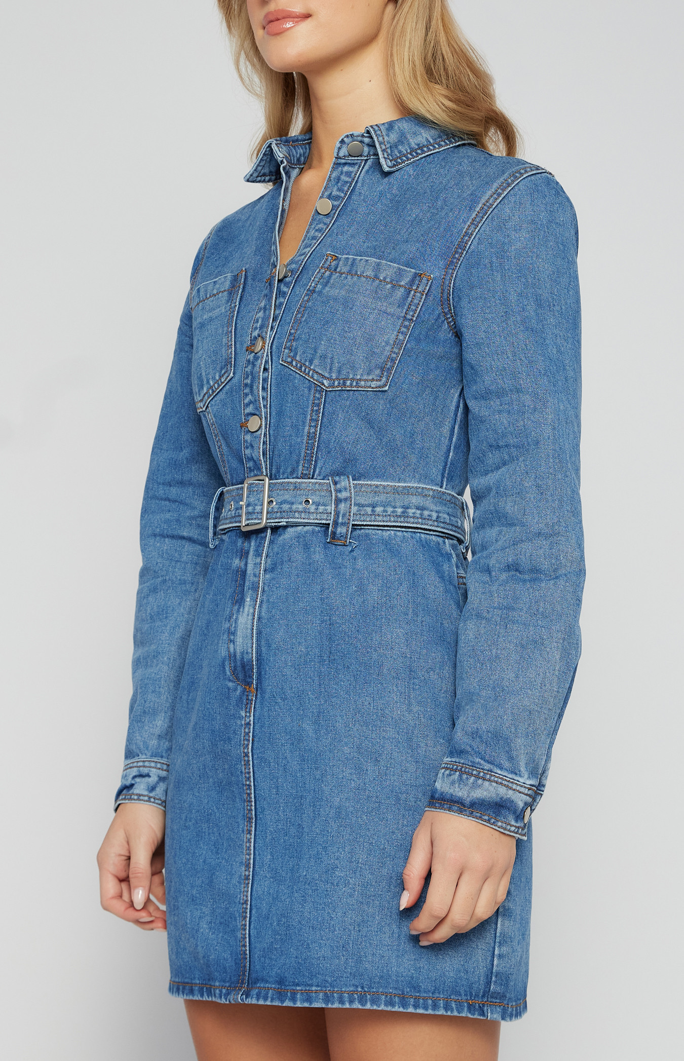 white christmas dresses Buy Blue Denim midi shirt dress with belt from Label Anysa for Women Online
