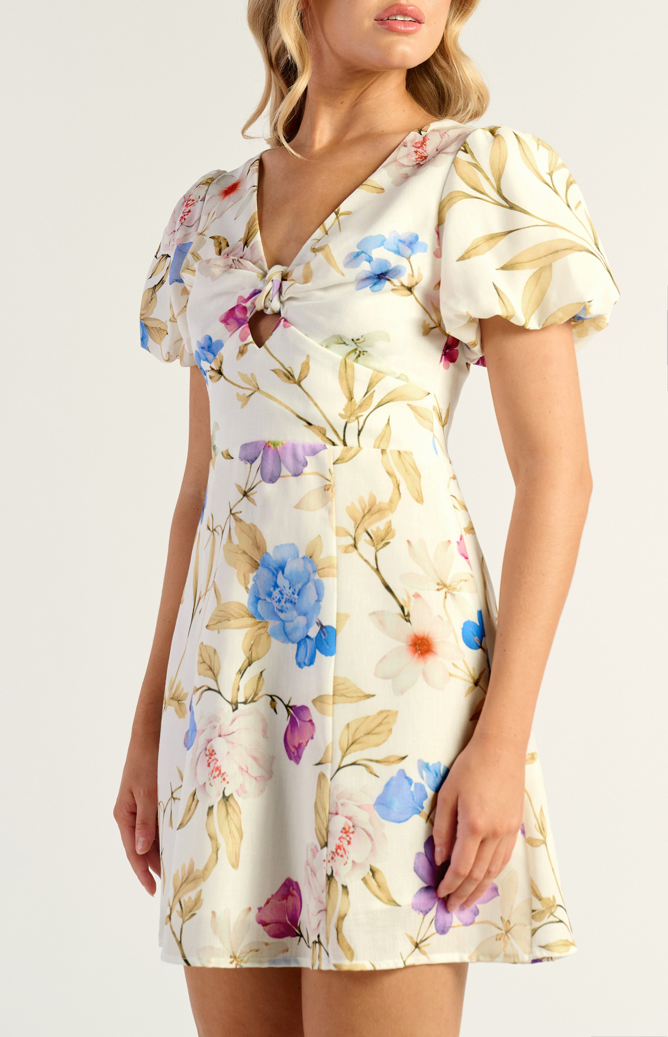 knee length dresses for ladies Whisper Ruth Square Neck Dress – Hemline Monroe main image 0
