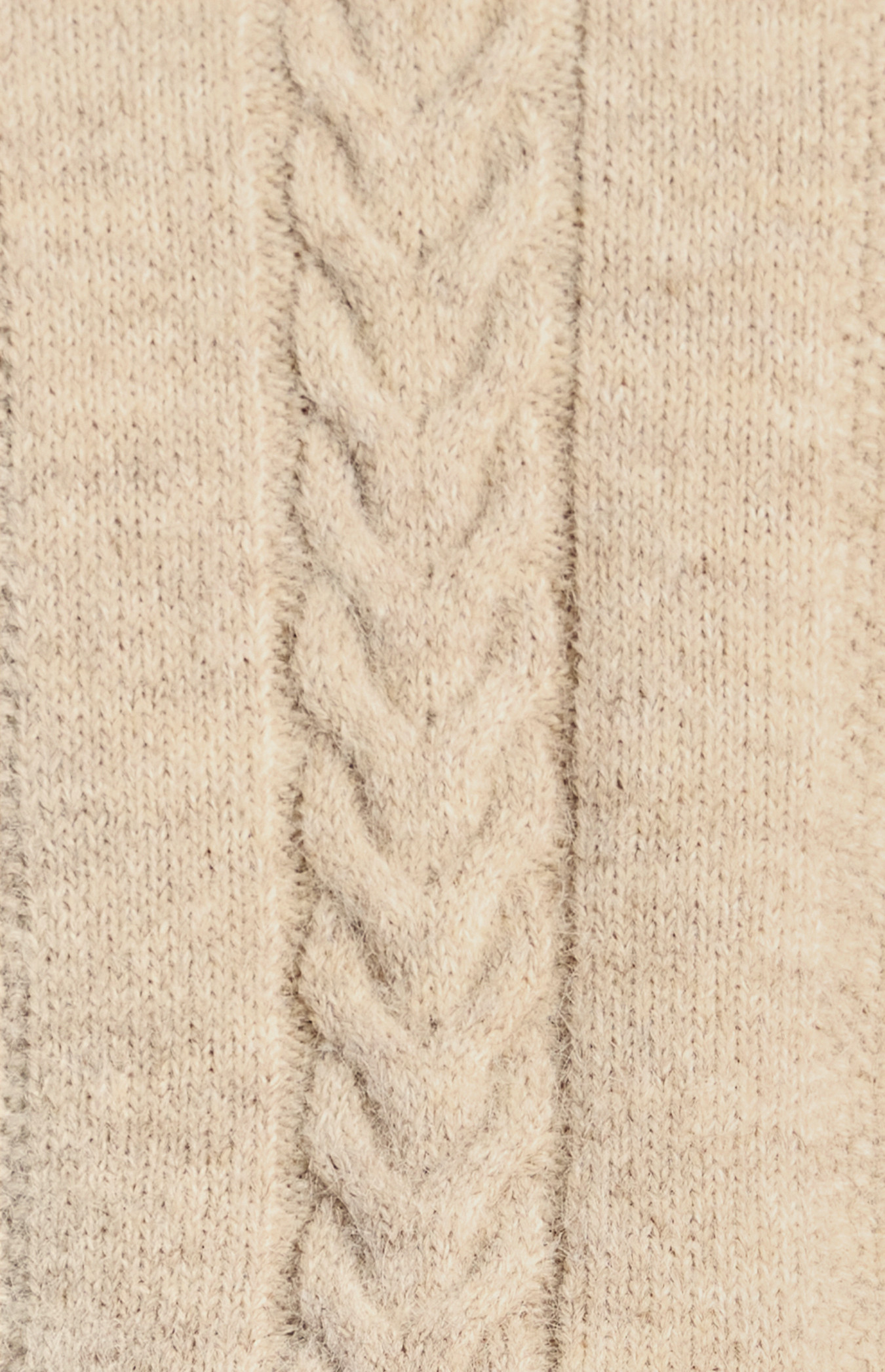 Scarf Collared Detail Cable Knit Jumper (WKN893) | Style State