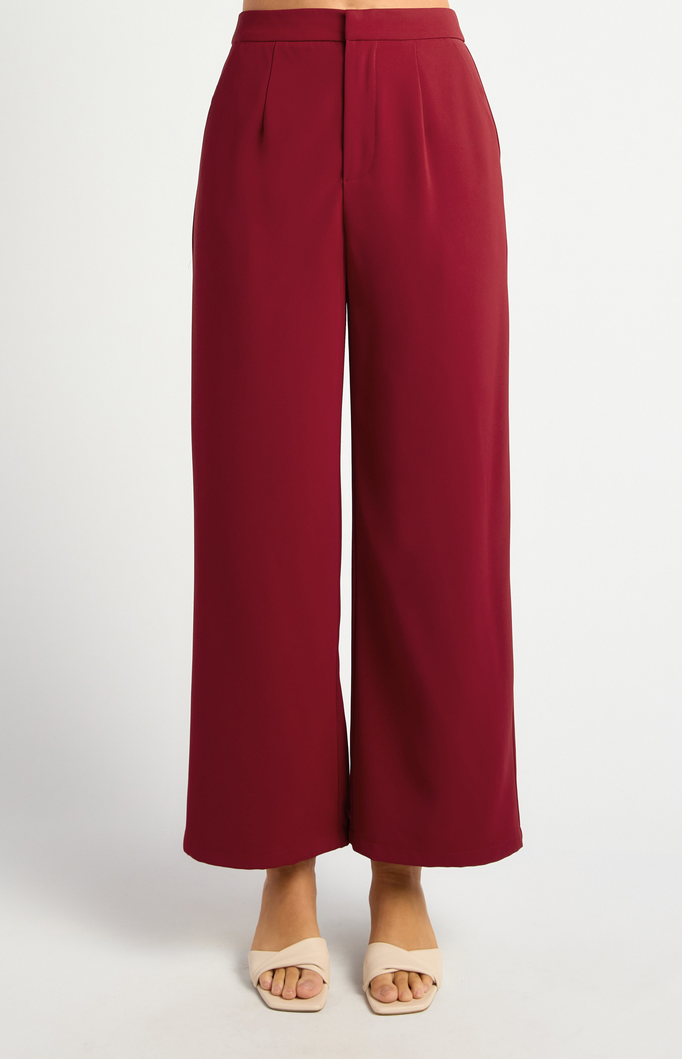 Straight Leg High Waisted Pants (SPA514A)