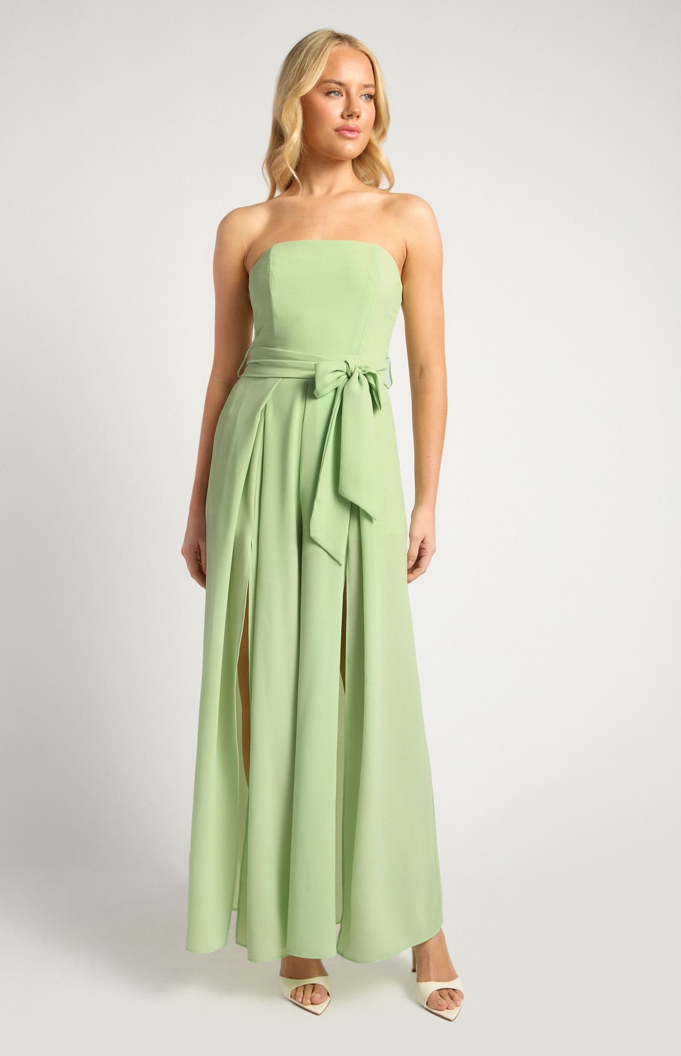 Split Leg Waist Detail Jumpsuit (SSJP7) 