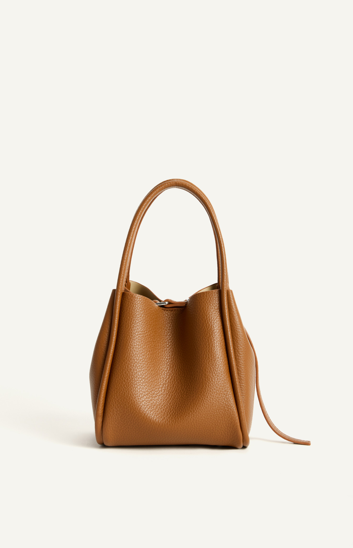 Multi-Way Pebbled Vegan Leather Bucket Bag with Detachable Internal Pouch (WBG188)