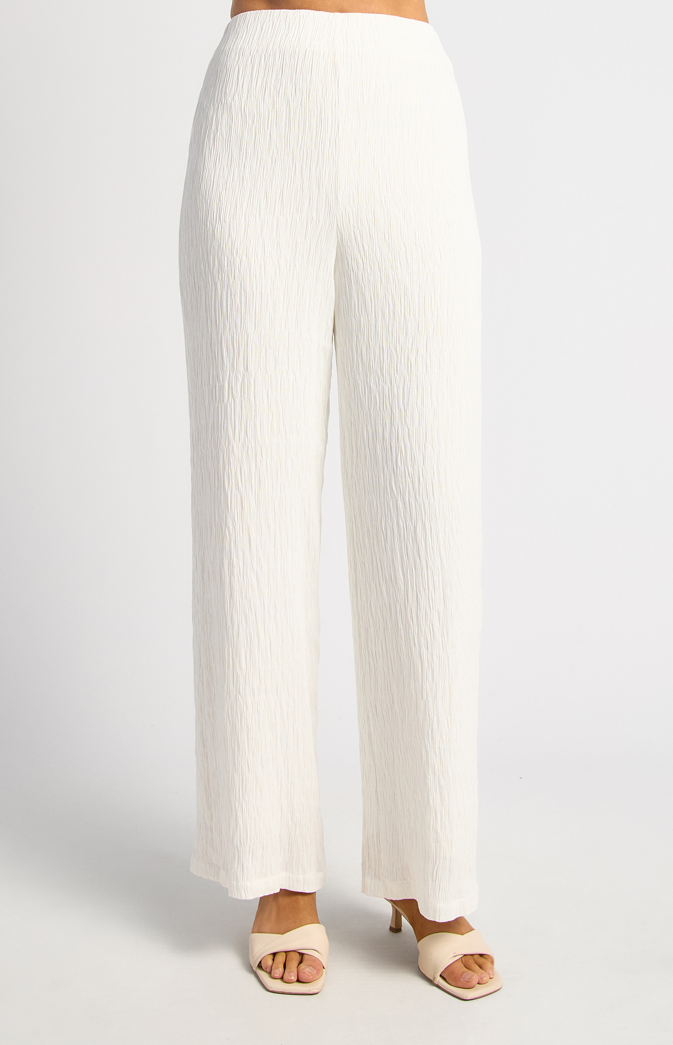 Highwaisted Textured Jersey Pants (WPA351B)