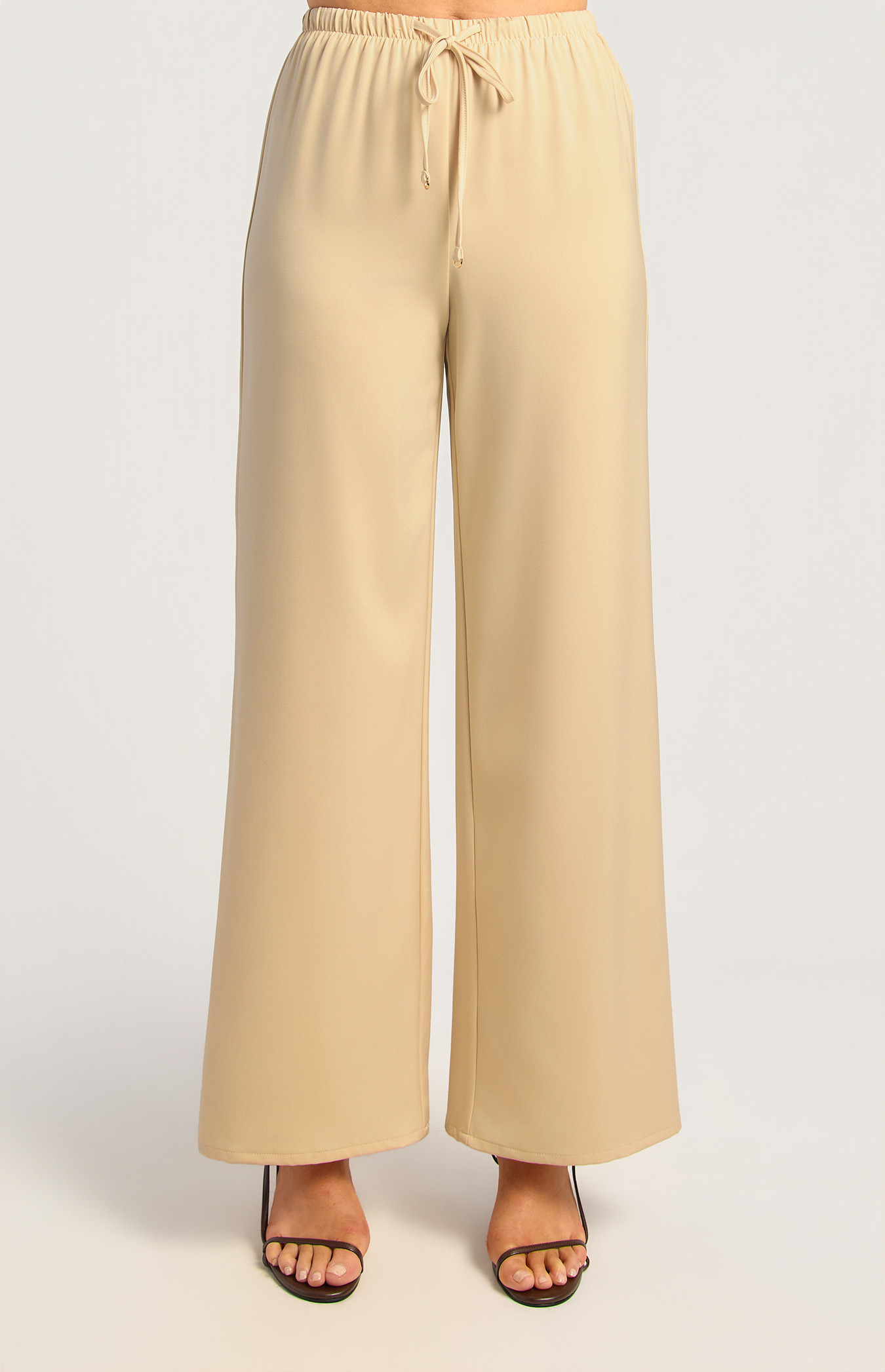 Wide Leg Satin Pants (WPA370B)
