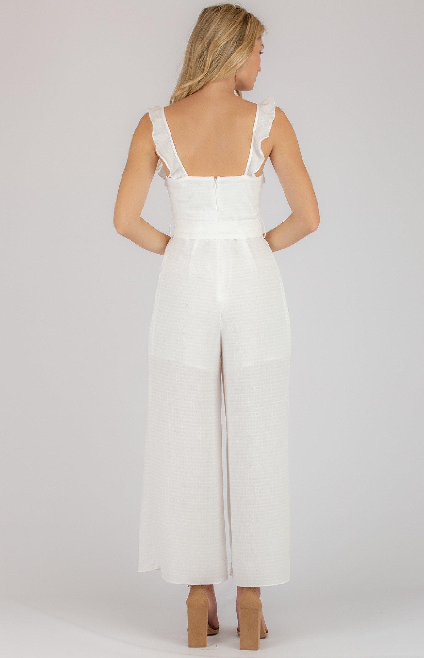 Love, Theia One-Shoulder Cropped Jersey Jumpsuit w/ Side Cutout | Neiman  Marcus