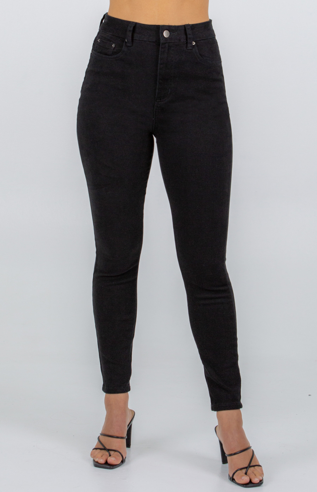 Fitted High Waisted Jeans (SPA381B)