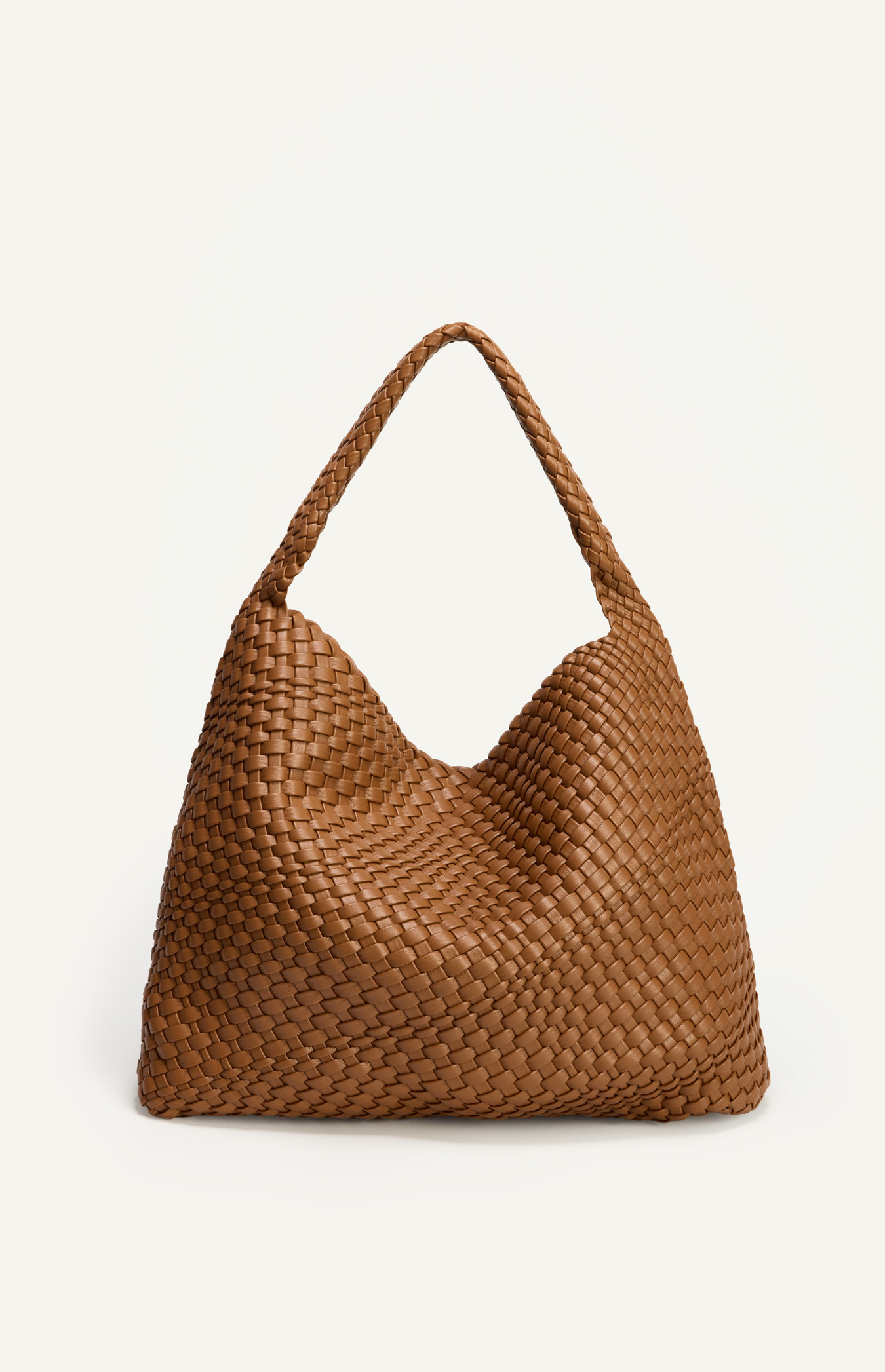 Woven Vegan Leather Hobo Bag with Pouch (WBG195)