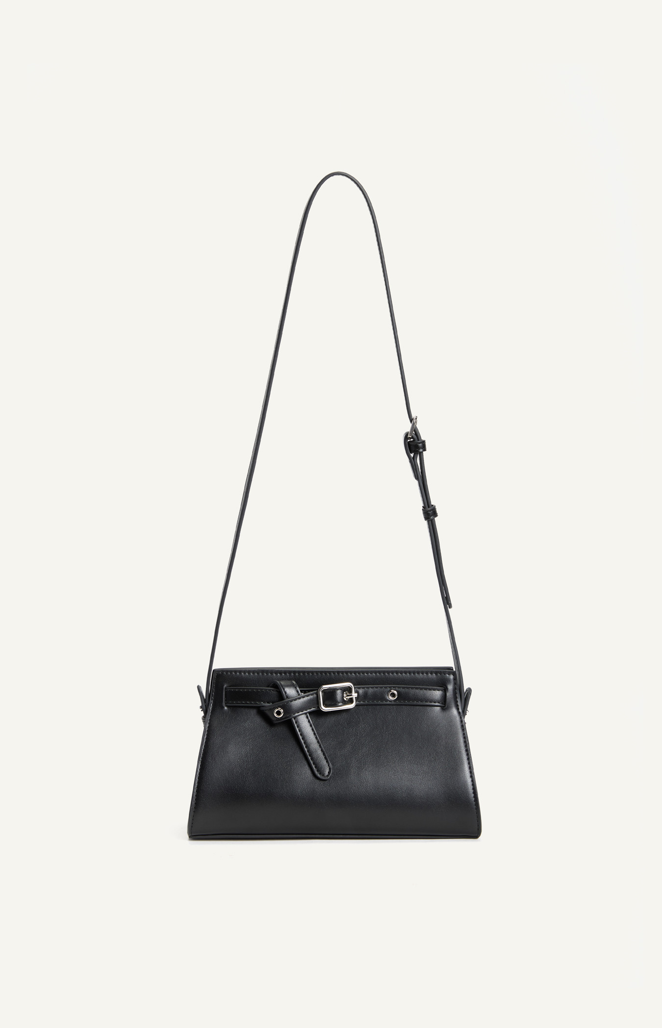 Buckle Detail Magnet Closure Shoulder Bag – Sofia Shoulder Bag (WBG204)