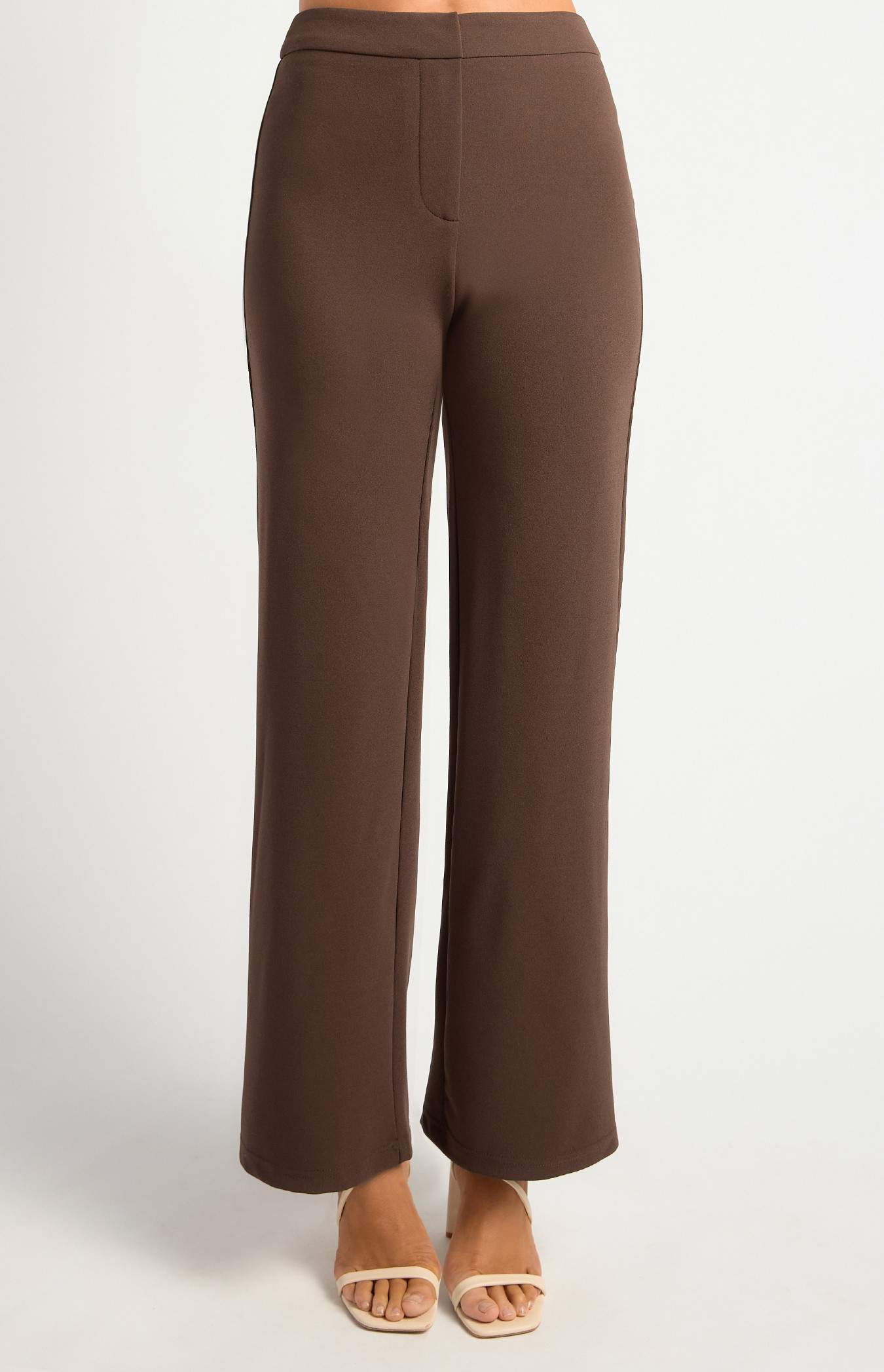 Stretch Pants with Straight Leg