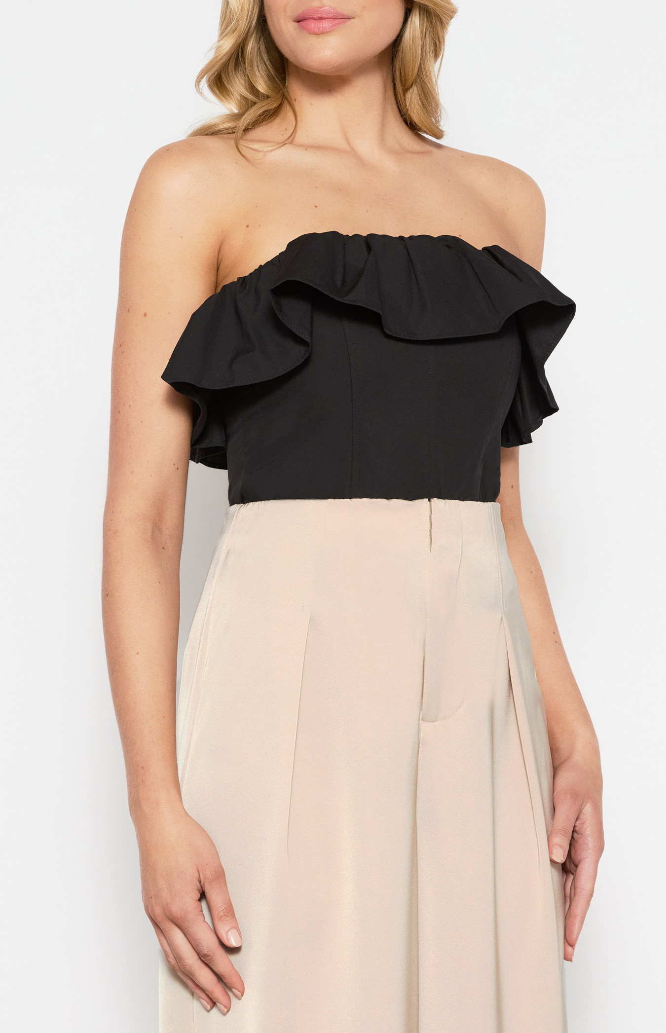 tube tops with ruffles