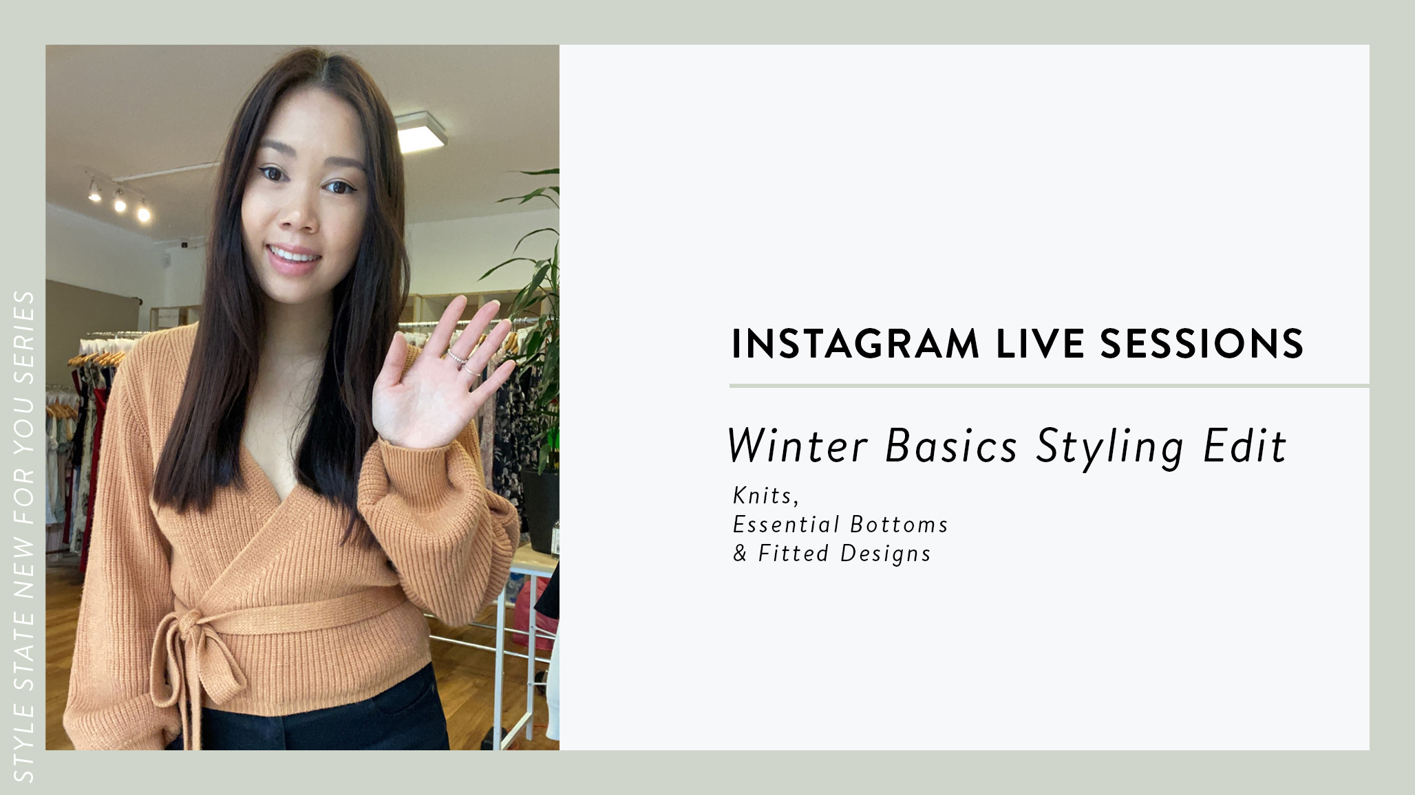 INSTAGRAM LIVE SESSION: Winter Basics Styling Edit